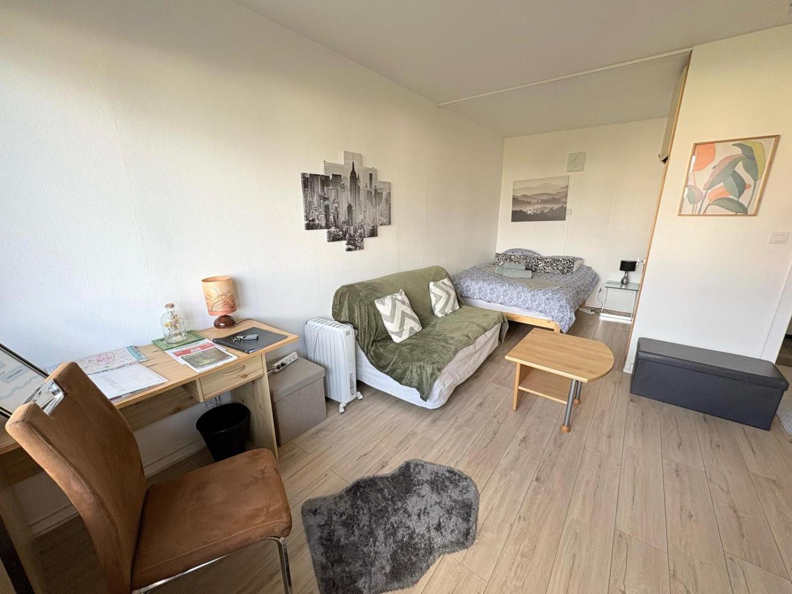 Lumineux 1 pièce avec parking fermé et arrêt de tram à 100 m Apartamento Mulhouse Exterior foto