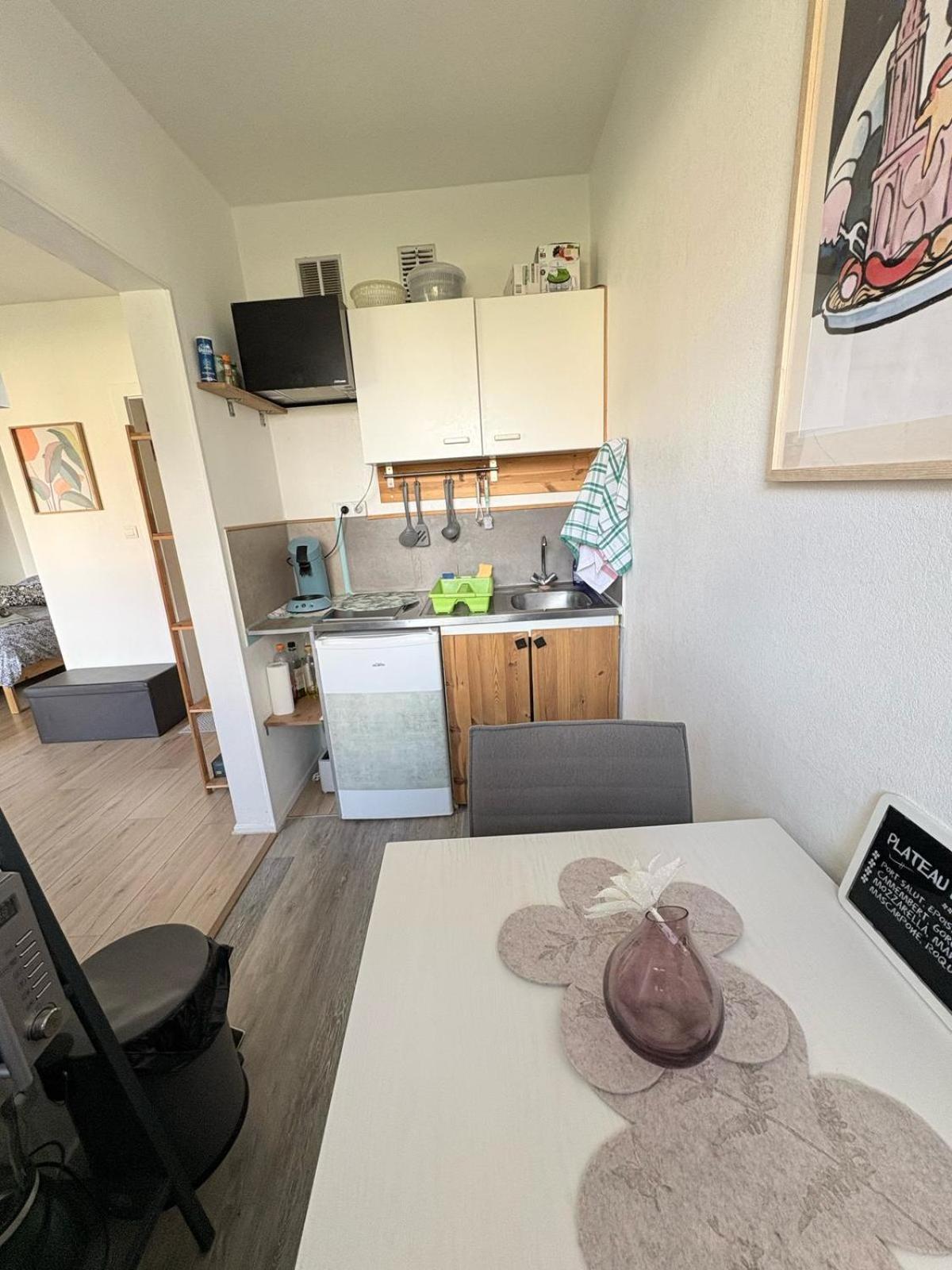 Lumineux 1 pièce avec parking fermé et arrêt de tram à 100 m Apartamento Mulhouse Exterior foto